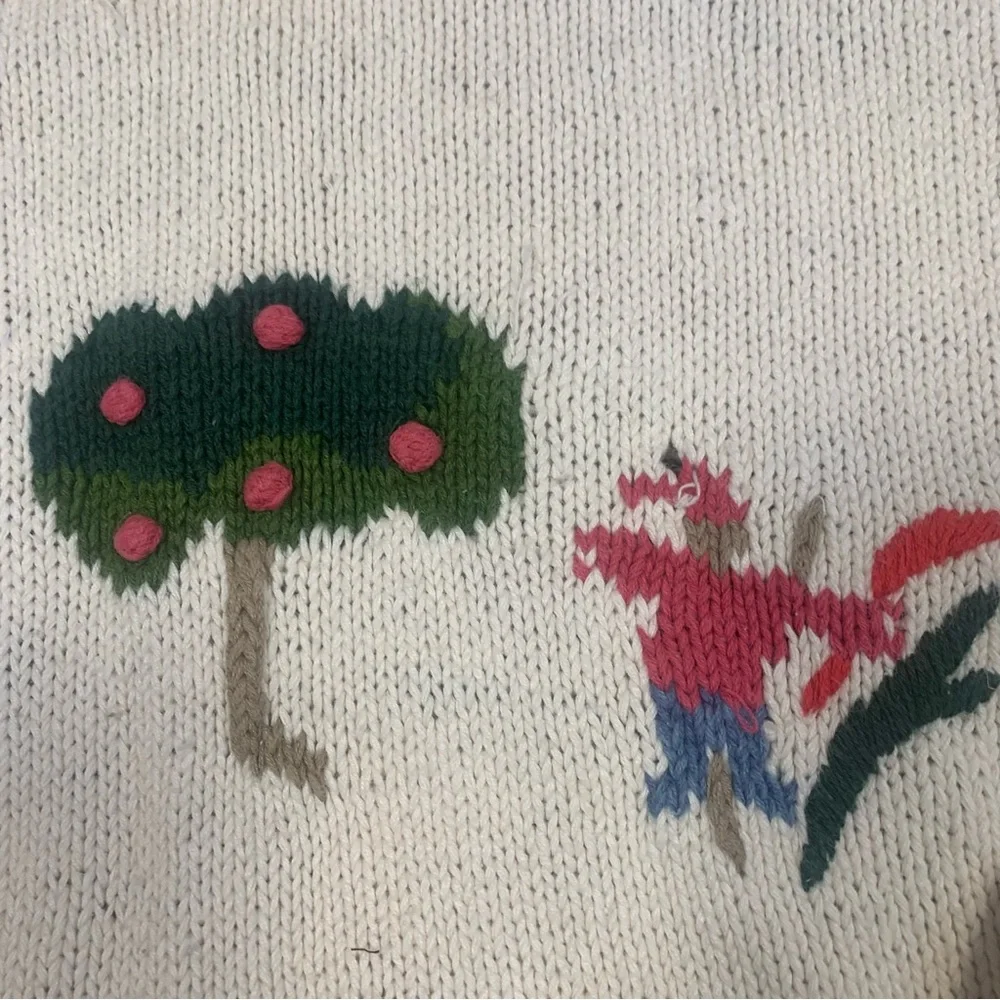 VTG Robert Scott Novelty Farm Stand Sweater - Picture 9 of 14